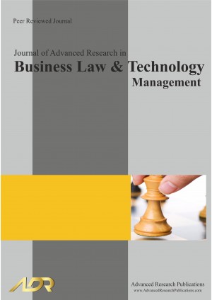 Journal of Advanced Research in Business Law and Technology Management Journal of Advanced Research in Business Law and Technology Management