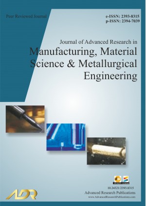 Journal of Advanced Research in Manufacturing, Material Science and Metallurgical Engineering Journal of Advanced Research in Manufacturing, Material Science and Metallurgical Engineering