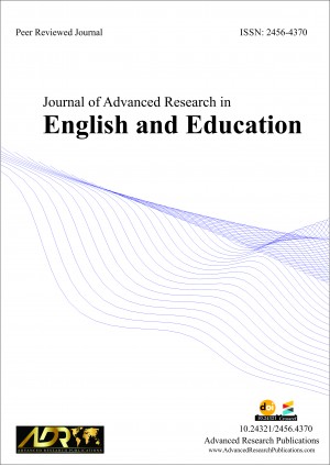 Journal of Advanced Research in English and Education