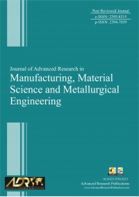 Journal of Advanced Research in Manufacturing, Material Science and Metallurgical Engineering