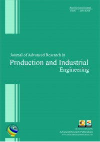  Journal of Advanced Research in Production and Industrial Engineering