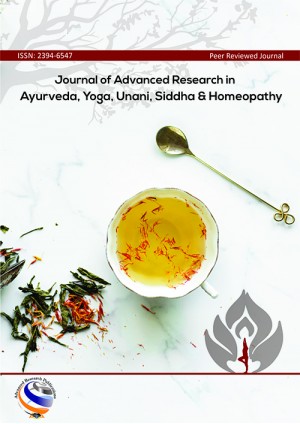 Journal of Advanced Research in Ayurveda, Yoga, Unani, Siddha and Homeopathy Journal of Advanced Research in Ayurveda, Yoga, Unani, Siddha and Homeopathy
