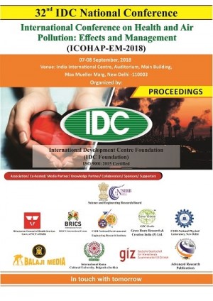 International Conference on Health and Air Pollution: Effects and Management (ICOHAP-EM-2018)