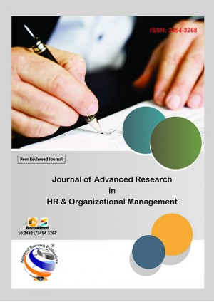 Journal of Advanced Research in HR & Organizational Management Journal of Advanced Research in HR & Organizational Management