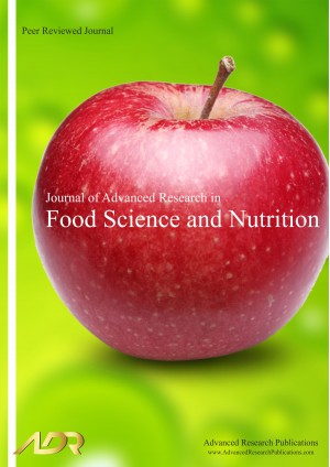 Journal of Advanced Research in Food Science and Nutrition Journal of Advanced Research in Food Science and Nutrition