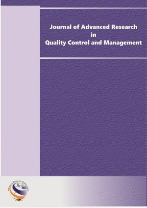Journal of Advanced Research in Quality Control & Management Journal of Advanced Research in Quality Control & Management