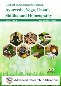 Journal of Advanced Research in Ayurveda, Yoga, Unani, Siddha and Homeopathy