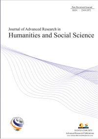 Journal of Advanced Research in Humanities and Social Sciences