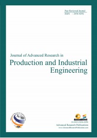  Journal of Advanced Research in Production and Industrial Engineering